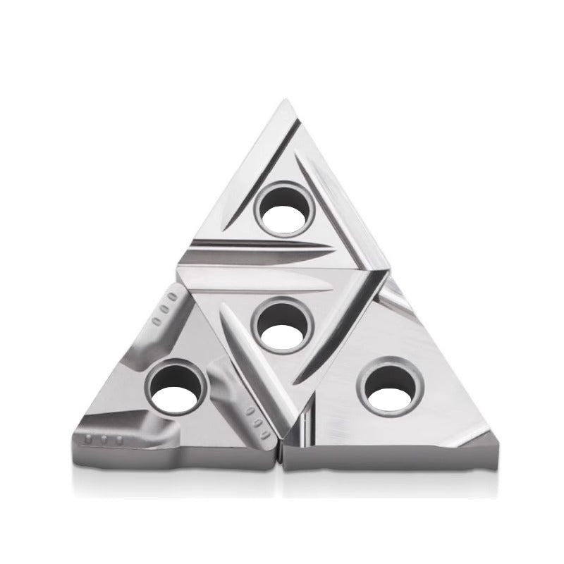 1047-CNC metal-ceramic triangular precision ground grooving inserts TNMG R/L-S/VF high-gloss cylindrical cutter grains Shandong Denso Pricision Tools Co.,Ltd.